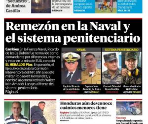 Remezón en la Naval y el sistema penitenciario