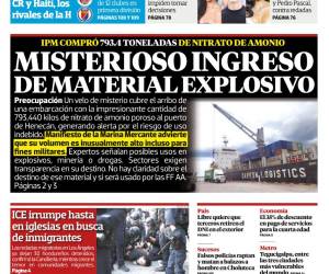 Misterioso ingreso de material explosivo