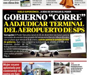 Gobierno corre a adjudicar terminal del aeropuerto de SPS