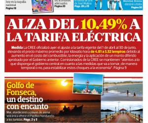 Alza del 10.49% a la tarifa eléctrica