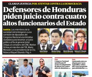 Defensores de Honduras piden juicio contra cuatro altos funcionarios