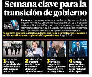 Semana clave para la transición de gobierno