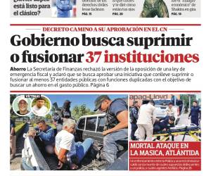 Gobierno busca suprimir o fusionar 37 instituciones