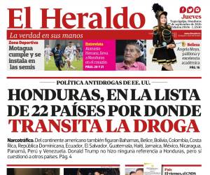Honduras, en la lista de 22 países por donde transita la droga