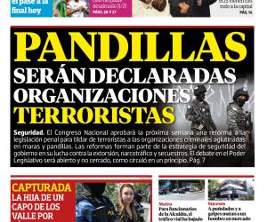 Pandillas serán declaradas organizaciones terroristas