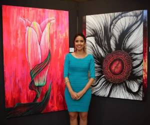 La muestra estuvo instalada en el hotel honduras maya.