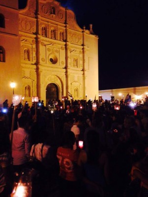 Comayagua dice presente en marcha