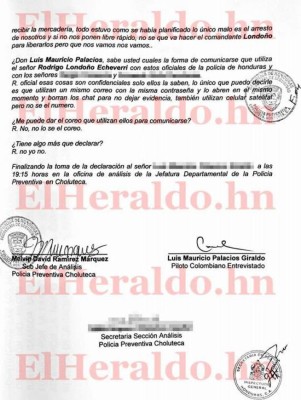 Honduras: Oficiales de la Policía liberaron a narcopilotos