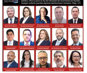 Este es el gabinete de “Tito” Asfura