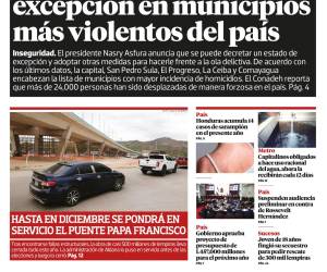 No descartan estado de excepción en municipios más violentos del país