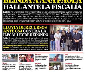 Sala constitucional blinda a Ana Paola Hall ante la Fiscalía