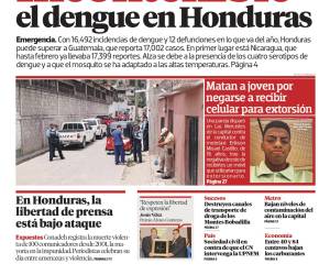 Incontenible el dengue en Honduras