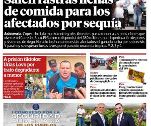 Salen rastras llenas de comida para los afectados por sequía