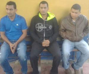 Los dos agentes y el motorista detenidos en la zona sur de Honduras.