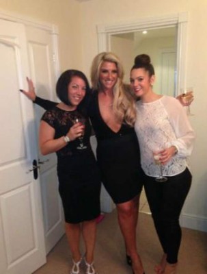 La sensual hermana de David Beckham y su escote de infarto