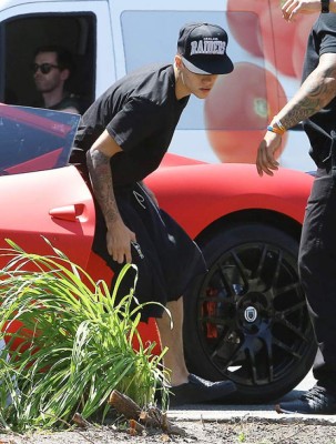 justin bieber sufre accidente