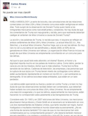 ”Honduras no puede estar fuera del Miss Universo”