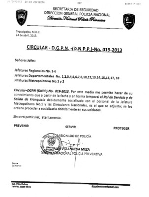 Calamidad policial 'no es razón para no cumplir con el deber”