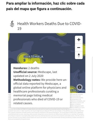 Más de 70 trabajadores de la salud han muerto por covid-19 en más de cinco meses