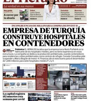 Marco Bográn sobre hospitales móviles: 'Proveedor tenía experiencia en venta de insumos médicos y acercamientos a fábricas'