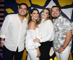 Luis Abate, Mari Bardaji, Vivianna Mena y Aldo Marcucci. Foto: EL HERALDO/Jimmy Argueta