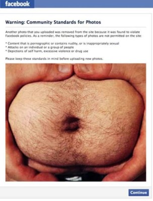 Las 12 fotos censuradas por Facebook