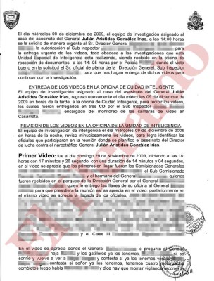 Cúpula policial planificó y asesinó al zar antidrogas