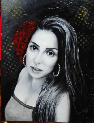 Exposición de arte de la artista Suyapa Monterroso en honor a la mujeres.