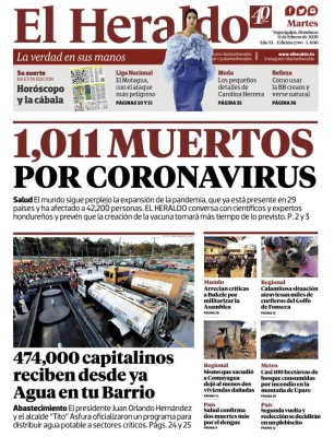 1,011 muertos por coronavirus