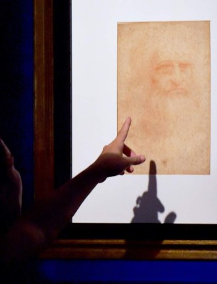 El rostro de Leonardo da Vinci al desnudo en Roma&nbsp;
