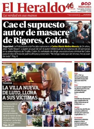 Cae el supuesto autor de masacre de Rigores, Colón