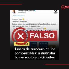 Captura de pantalla a una publicación de Facebook hecha el 27 de abril de 2026, adaptada a esta cartela.