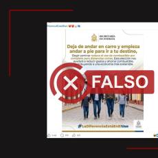 Captura de pantalla a una publicación de Facebook hecha el 30 de abril de 2026, adaptada a esta cartela.