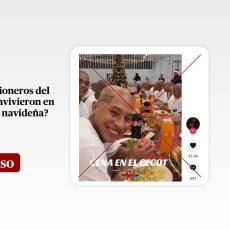 Captura de pantalla a una publicación de TikTok hecha el 10 de diciembre de 2025, adaptada a esta cartela.