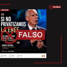 Captura de pantalla a una publicación de Facebook hecha el 15 de julio de 2026.