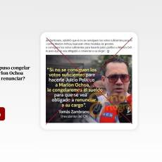 Captura de pantalla a una publicación de Facebook hecha el 10 de marzo de 2026. adaptada esta cartela.