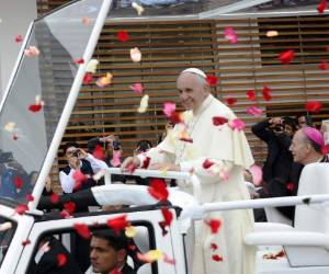 Visita del Papa Francisco a Ecuador. (Fotos: AFP)