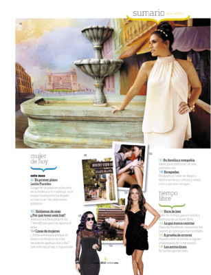 Eva llega cargada de moda