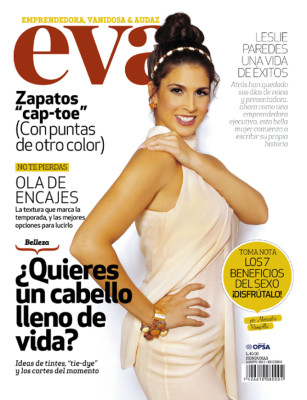 Eva llega cargada de moda