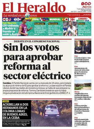 Sin los votos para aprobar reforma al sector eléctrico