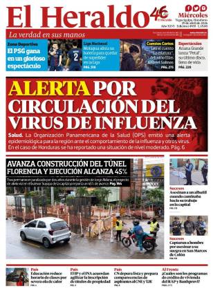 Alerta por circulación del virus de influenza