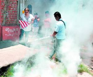 Los operativos de fumigación se han intensificado en las zonas con más proliferación de zancudos, según las autoridades.