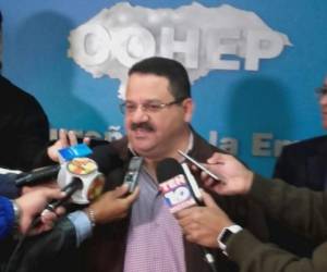 Rafael Medina dijo en conferencia de prensa, que hay voluntad para concluir en el menor tiempo con un acuerdo (Foto: El Heraldo Honduras/ Noticias de Honduras)