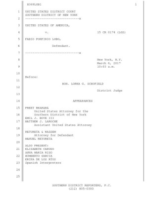 Declaración íntegra de cabecilla de Los Cachiros contra Pepe Lobo y funcionarios (en inglés)