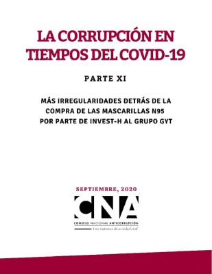 La corrupción en tiempos del covid-19 (Informe 11)