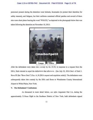 Fotos demostrarían que sobrinos de Maduro vinieron a Honduras para traficar drogas&nbsp;&nbsp;