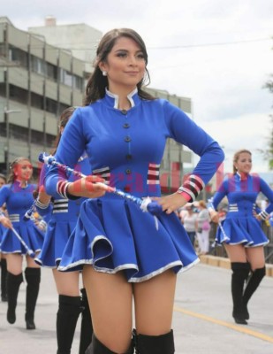 Las palillonas más bellas de los desfiles patrios 2018