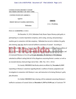 Exabogado de Fredy Nájera deberá comparecer ante la corte por supuesto engaño