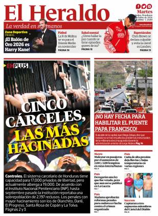 Cinco cárceles, las más hacinadas