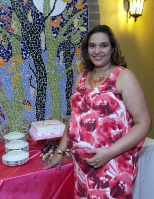 Fiesta rosa por la llegada de la cigüeña